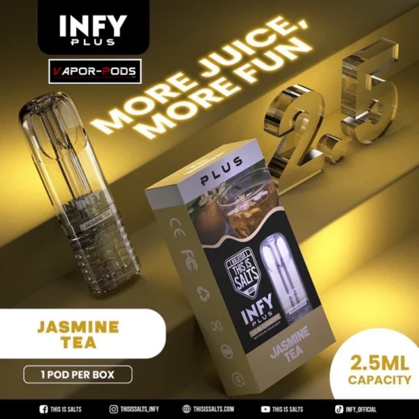 หัวพอต INFY PLUS 2.5ml_Jasmine Tea