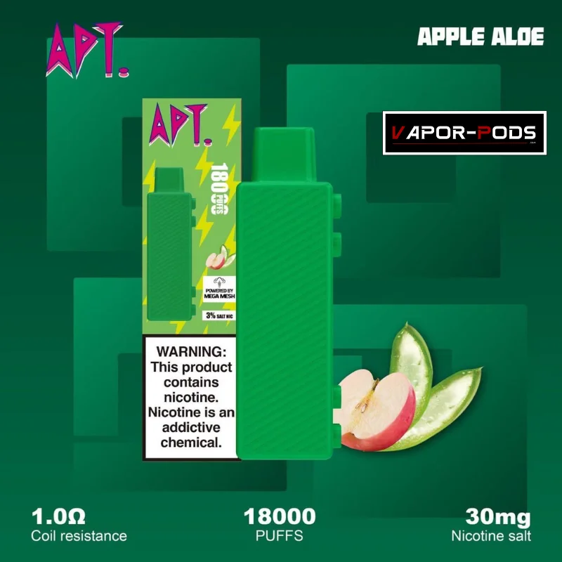 APT 18000 puffs_Apple Aloe