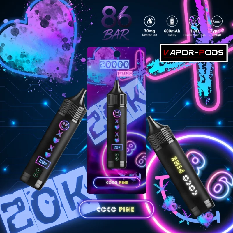 86 BAR 20000 puffs_Coco Pine