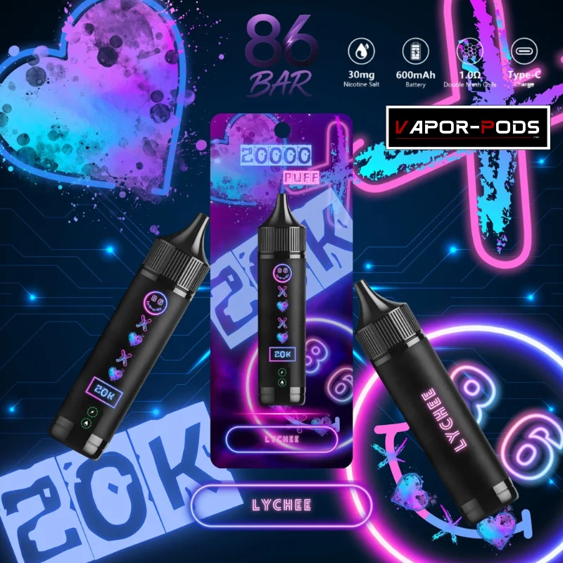 86 BAR 20000 puffs_Lychee