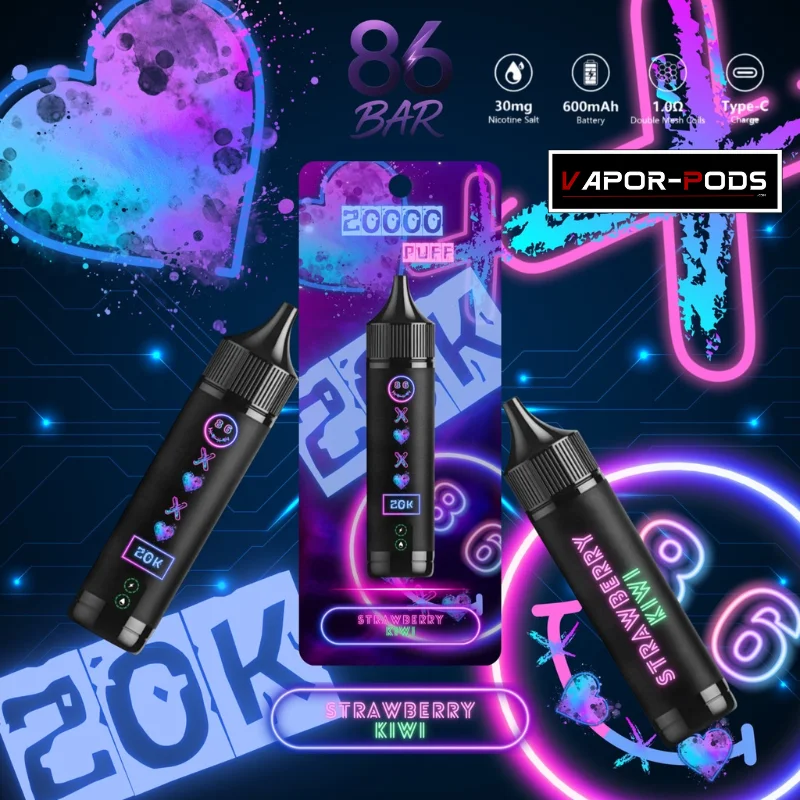 86 BAR 20000 puffs_Strawberry Kiwi