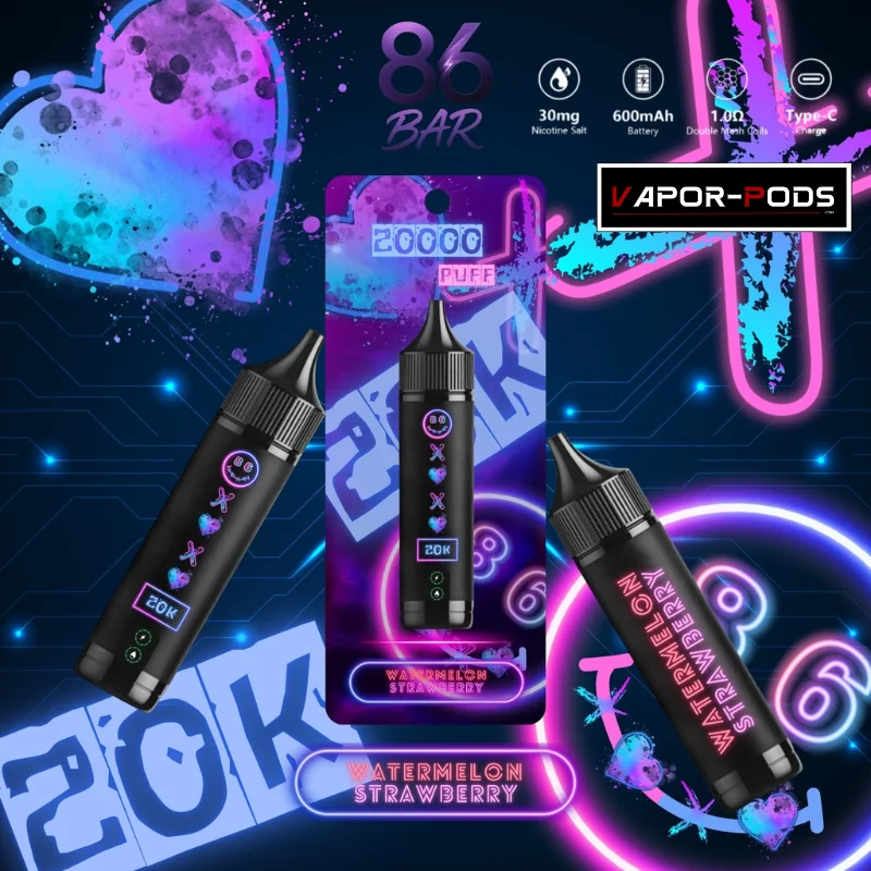 86 BAR 20000 puffs_Watermelon Strawberry