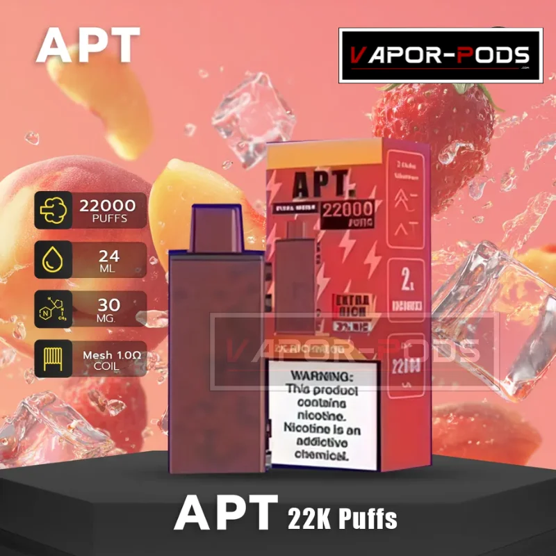 APT 22000 puffs_Peach Strawberry