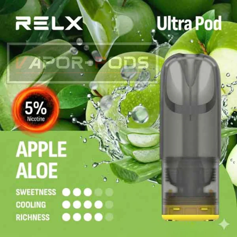 RELX Ultra Pod_Apple Aloe Nic5%