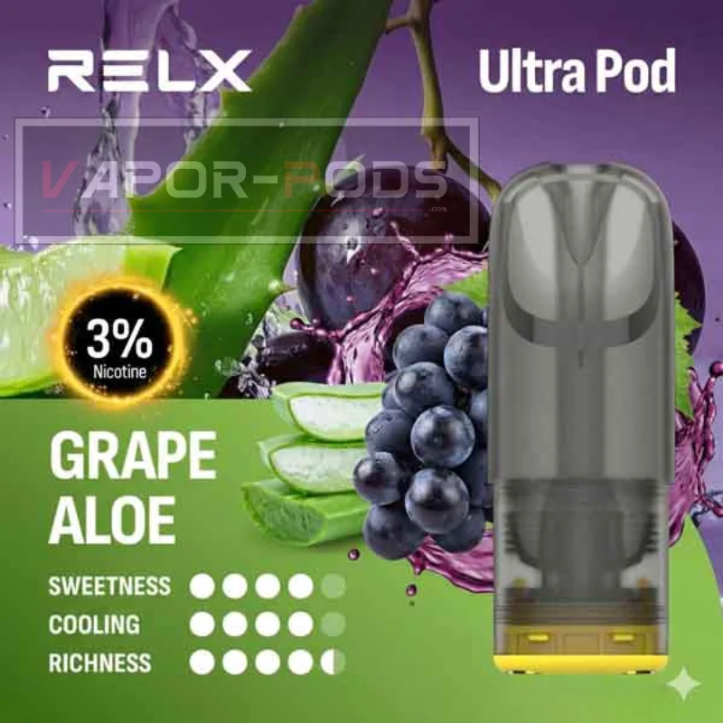 RELX Ultra Pod_Grape Aloe Nic3%