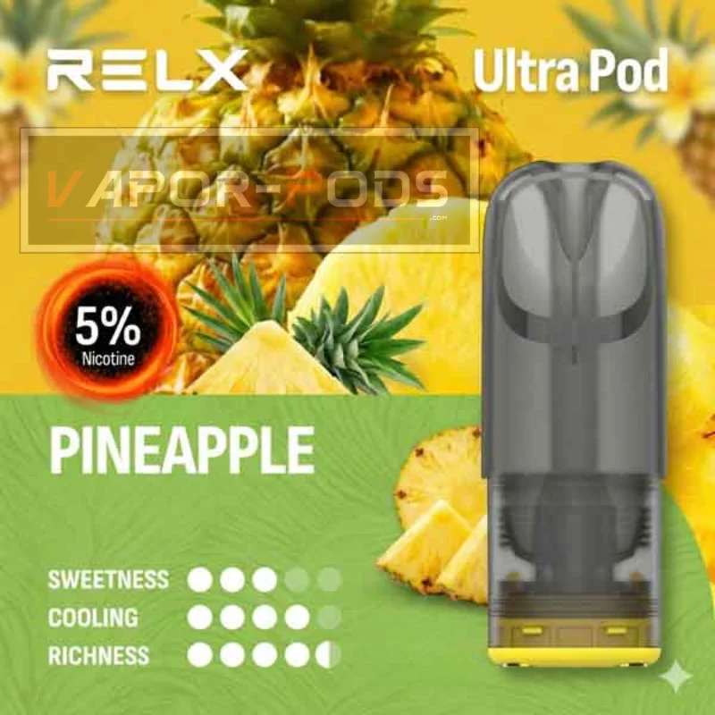 RELX Ultra Pod_Pineapple Nic5%
